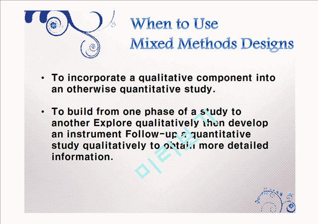 Mixed Method   (5 )